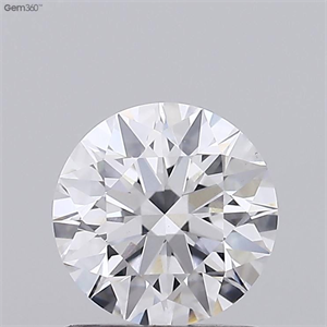 Picture of Lab Grown Diamond 1.05 Carats, Round with Ideal Cut, D Color, VVS2 Clarity and Certified by IGI