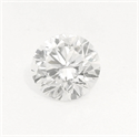 Natural Diamond 0.57 Carats, Round with Very Good Cut, H Color, VVS1 Clarity and Certified by IGI
