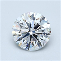 Natural Diamond 2.50 Carats, Round with Excellent Cut, E Color, VS1 Clarity and Certified by GIA