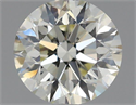 Natural Diamond 0.70 Carats, Round with Excellent Cut, K Color, VVS1 Clarity and Certified by IGI
