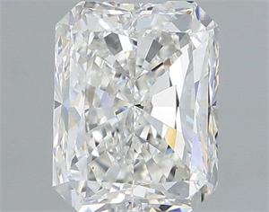 Picture of Natural Diamond 1.00 Carats, Radiant with  Cut, F Color, SI2 Clarity and Certified by IGI