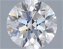 Natural Diamond 0.76 Carats, Round with Excellent Cut, H Color, SI2 Clarity and Certified by IGI