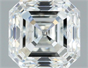 Natural Diamond 1.00 Carats, Asscher with  Cut, H Color, SI2 Clarity and Certified by IGI