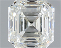 Natural Diamond 1.00 Carats, Asscher with  Cut, K Color, SI1 Clarity and Certified by GIA