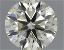 Natural Diamond 0.50 Carats, Round with Excellent Cut, J Color, SI2 Clarity and Certified by IGI