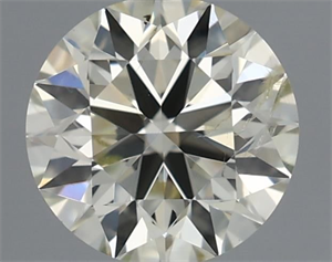 Picture of Natural Diamond 0.50 Carats, Round with Excellent Cut, J Color, SI2 Clarity and Certified by IGI