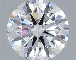 Picture of Lab Grown Diamond 1.00 Carats, Round with Ideal Cut, D Color, VVS2 Clarity and Certified by IGI
