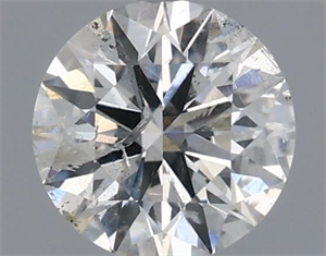 Picture of Natural Diamond 0.54 Carats, Round with Very Good Cut, G Color, I1 Clarity and Certified by IGI