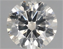 Natural Diamond 0.70 Carats, Round with Excellent Cut, K Color, SI2 Clarity and Certified by IGI