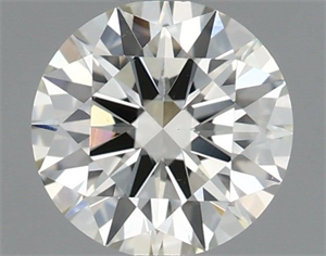 Picture of Natural Diamond 0.70 Carats, Round with Excellent Cut, J Color, SI1 Clarity and Certified by IGI