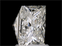 Natural Diamond 3.18 Carats, Princess with  Cut, J Color, VVS2 Clarity and Certified by GIA