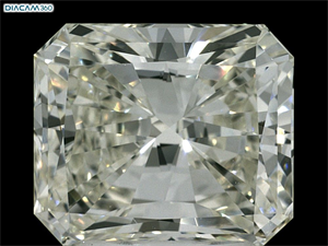 Picture of Natural Diamond 3.36 Carats, Radiant with  Cut, L Color, VVS2 Clarity and Certified by GIA