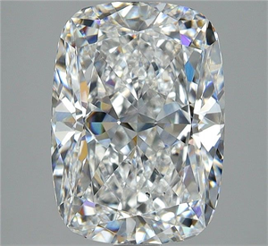 Picture of Natural Diamond 2.60 Carats, Cushion with  Cut, E Color, SI1 Clarity and Certified by GIA