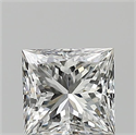 Natural Diamond 0.80 Carats, Princess with  Cut, G Color, VVS2 Clarity and Certified by GIA