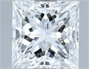 Natural Diamond 2.02 Carats, Princess with  Cut, H Color, VVS2 Clarity and Certified by IGI