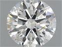 Natural Diamond 0.40 Carats, Round with Excellent Cut, I Color, SI2 Clarity and Certified by IGI