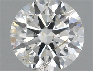 Picture of Natural Diamond 0.40 Carats, Round with Excellent Cut, I Color, SI2 Clarity and Certified by IGI