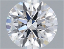 Lab Grown Diamond 1.04 Carats, Round with Ideal Cut, D Color, VVS2 Clarity and Certified by IGI