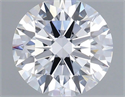 Lab Grown Diamond 1.03 Carats, Round with Ideal Cut, D Color, VS1 Clarity and Certified by IGI