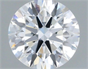 Lab Grown Diamond 1.03 Carats, Round with Ideal Cut, D Color, VS1 Clarity and Certified by IGI
