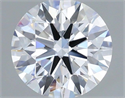 Lab Grown Diamond 1.03 Carats, Round with Ideal Cut, D Color, VS1 Clarity and Certified by IGI