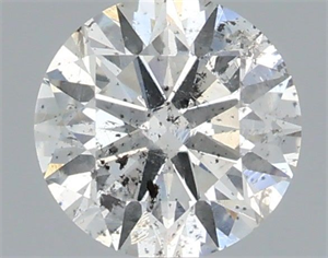 Picture of Natural Diamond 0.40 Carats, Round with Excellent Cut, H Color, I1 Clarity and Certified by IGI