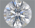 Natural Diamond 0.42 Carats, Round with Very Good Cut, H Color, I1 Clarity and Certified by GIA