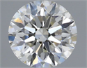 Natural Diamond 0.40 Carats, Round with Excellent Cut, H Color, SI1 Clarity and Certified by IGI