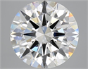 Natural Diamond 5.01 Carats, Round with Excellent Cut, F Color, SI2 Clarity and Certified by GIA