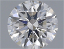 Natural Diamond 0.42 Carats, Round with Excellent Cut, I Color, VVS2 Clarity and Certified by IGI