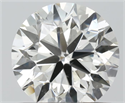 Natural Diamond 0.70 Carats, Round with Excellent Cut, I Color, SI1 Clarity and Certified by IGI
