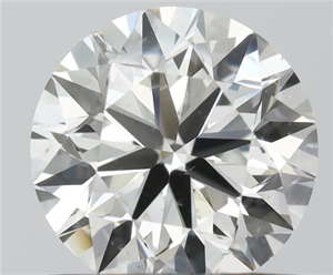Picture of Natural Diamond 0.70 Carats, Round with Excellent Cut, I Color, SI1 Clarity and Certified by IGI