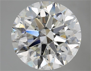 Picture of Natural Diamond 5.01 Carats, Round with Excellent Cut, I Color, SI2 Clarity and Certified by GIA