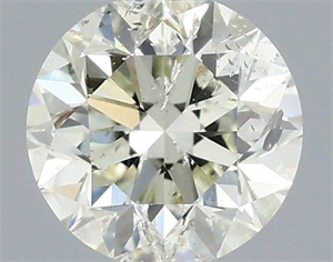 Picture of Natural Diamond 0.50 Carats, Round with Very Good Cut, I Color, I1 Clarity and Certified by IGI