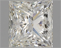 Natural Diamond 2.05 Carats, Princess with  Cut, J Color, SI1 Clarity and Certified by GIA