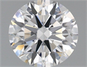 Lab Grown Diamond 1.29 Carats, Round with Ideal Cut, E Color, VVS2 Clarity and Certified by IGI