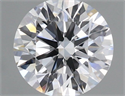 Lab Grown Diamond 1.27 Carats, Round with Ideal Cut, D Color, VVS2 Clarity and Certified by IGI