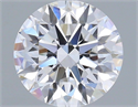 Lab Grown Diamond 1.32 Carats, Round with Ideal Cut, D Color, VVS2 Clarity and Certified by IGI