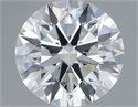 Lab Grown Diamond 1.07 Carats, Round with Ideal Cut, E Color, VVS1 Clarity and Certified by IGI