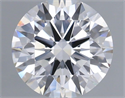 Lab Grown Diamond 1.47 Carats, Round with Ideal Cut, E Color, VVS2 Clarity and Certified by IGI