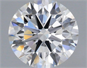 Lab Grown Diamond 1.28 Carats, Round with Ideal Cut, D Color, VVS2 Clarity and Certified by IGI