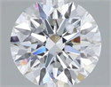 Lab Grown Diamond 1.07 Carats, Round with Ideal Cut, D Color, VS1 Clarity and Certified by IGI
