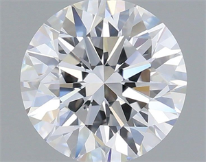 Picture of Lab Grown Diamond 1.08 Carats, Round with Excellent Cut, D Color, VS1 Clarity and Certified by IGI