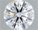 Lab Grown Diamond 1.08 Carats, Round with Ideal Cut, D Color, VS1 Clarity and Certified by IGI