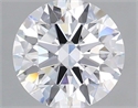 Lab Grown Diamond 1.08 Carats, Round with Ideal Cut, D Color, VS1 Clarity and Certified by IGI