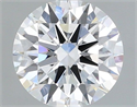 Lab Grown Diamond 1.08 Carats, Round with Ideal Cut, D Color, VS1 Clarity and Certified by IGI