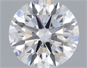 Lab Grown Diamond 1.07 Carats, Round with Ideal Cut, D Color, VVS2 Clarity and Certified by IGI