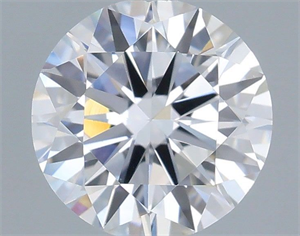 Picture of Lab Grown Diamond 1.07 Carats, Round with Excellent Cut, D Color, VVS2 Clarity and Certified by IGI
