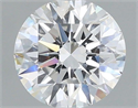 Lab Grown Diamond 1.06 Carats, Round with Ideal Cut, D Color, VS1 Clarity and Certified by IGI