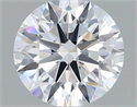 Lab Grown Diamond 1.06 Carats, Round with Ideal Cut, E Color, VVS2 Clarity and Certified by IGI